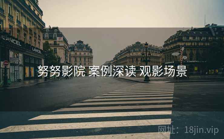努努影院 案例深读 观影场景