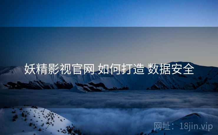 妖精影视官网 如何打造 数据安全