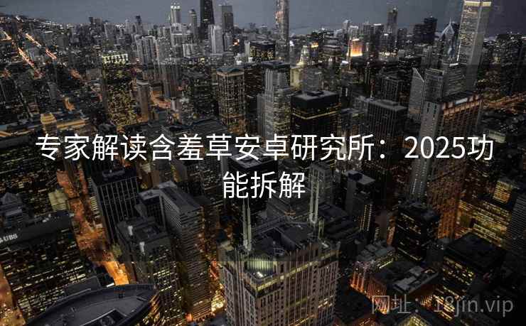 专家解读含羞草安卓研究所：2025功能拆解