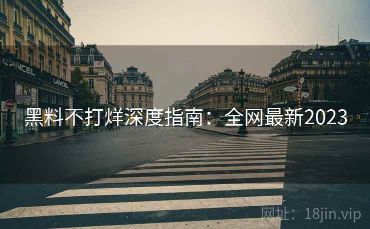 黑料不打烊深度指南：全网最新2023
