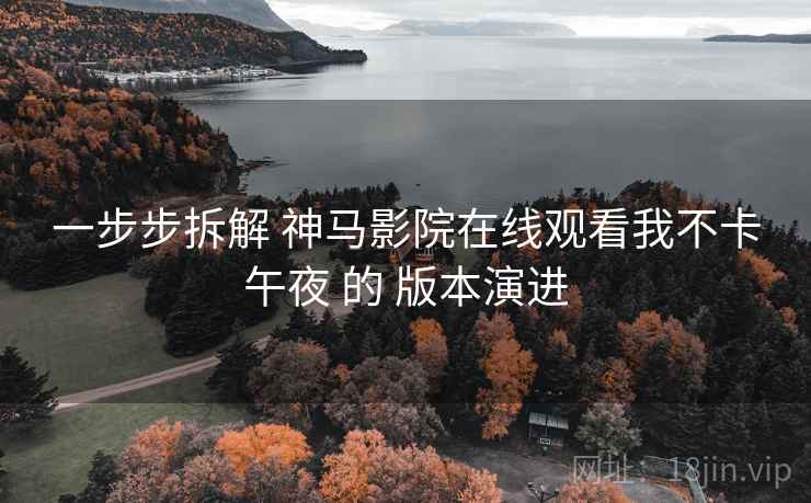 一步步拆解 神马影院在线观看我不卡午夜 的 版本演进