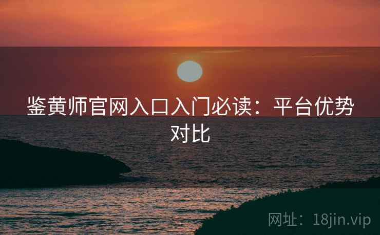 鉴黄师官网入口入门必读：平台优势对比